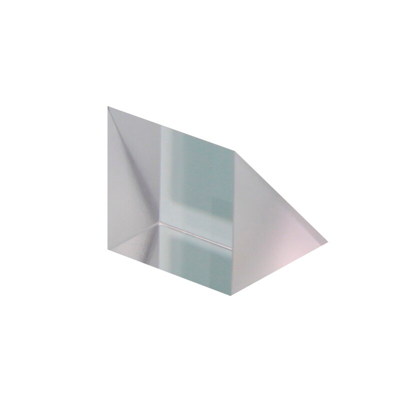 Prisma de ángulo recto de 45 grados, cristal óptico de 15x15x15mm, pequeña inspección Visual, cristal óptico de diamante, Prisma de ángulo recto