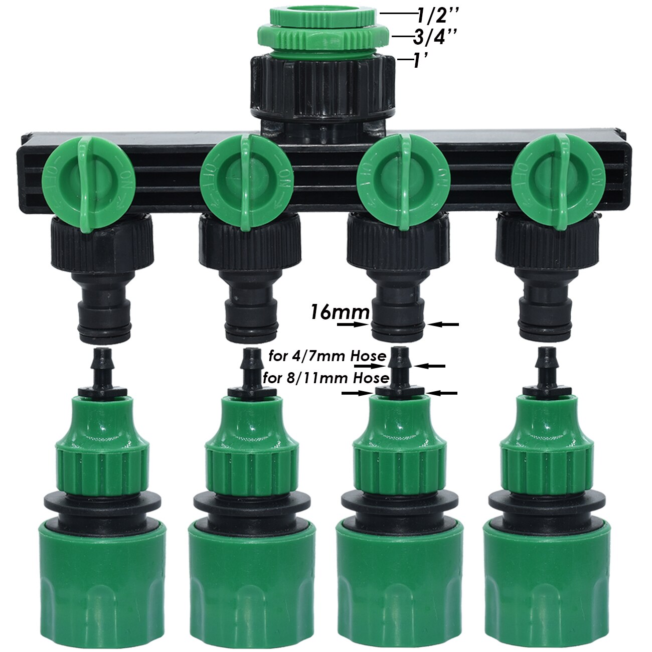 Kesla 5-35M Tuin Automatische Micro Drip Irrigatie Systeem Self-Watering Kit Verstelbare Drippers 360 ° Sprinkler nozzle Kas