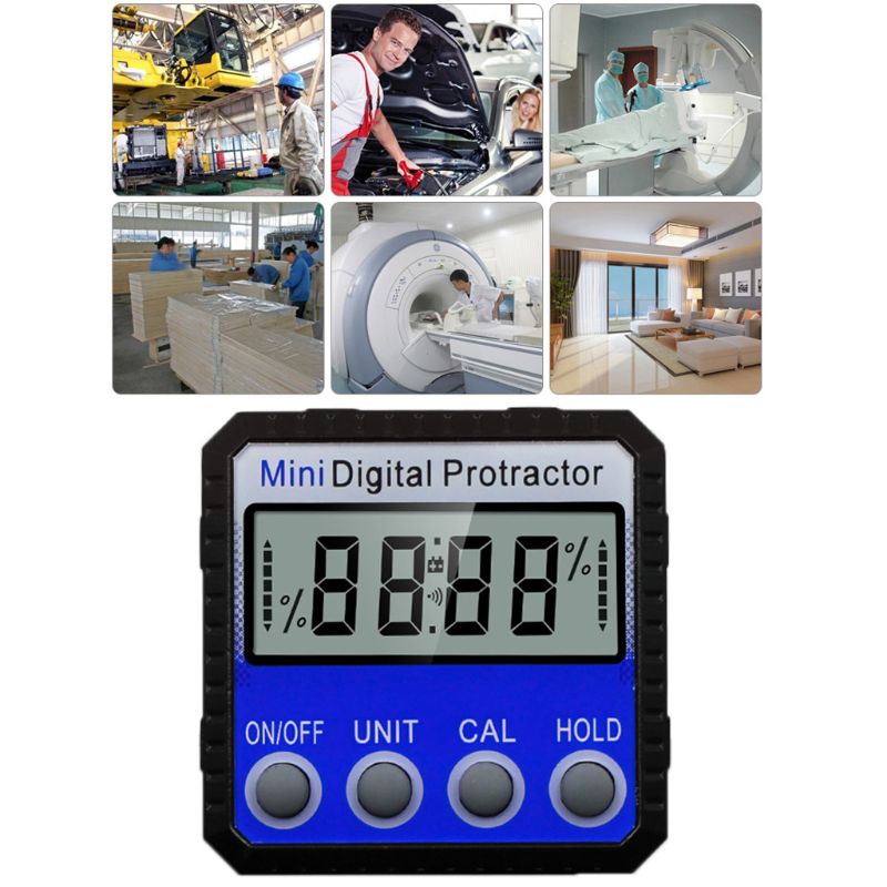Magnetic Horizontal Angle Meter Digital Display Protractor Level Inclinometer 449C