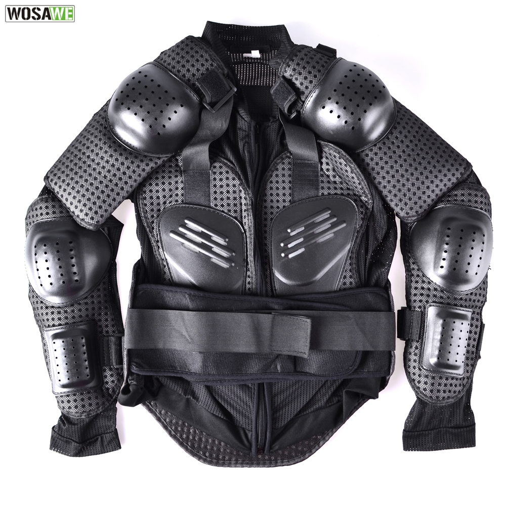 Chaqueta de motocicleta Motocross Racing off-road Body Armor pecho protector espalda columna soporte codo almohadillas Protección deportiva