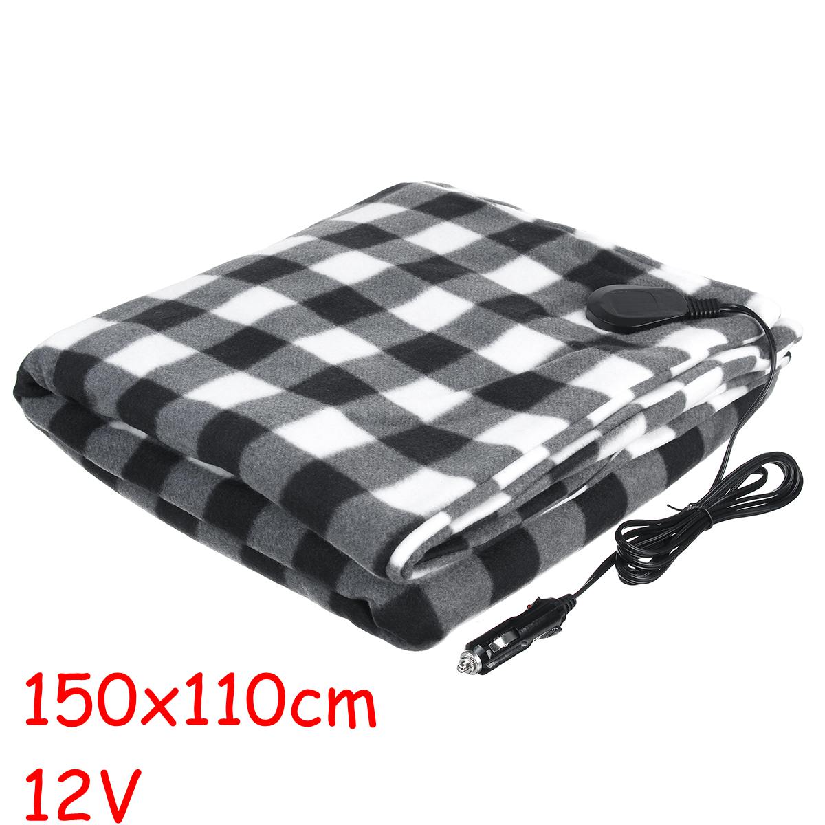 145x 100cm 150150*1 100cm Auto Heizung Decke Winter Beheizt 12V/24V Warme Auto elektrische Vlies Decke Für Auto Konstante Temperatur