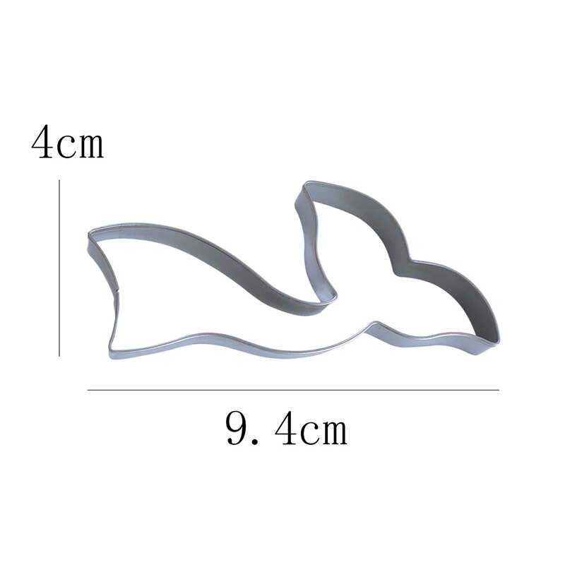 3Pcs Mermaid Tail Cookie Cutter Set Rvs Diy Biscuit Bakvorm Cake Fondant Gebak Gereedschap