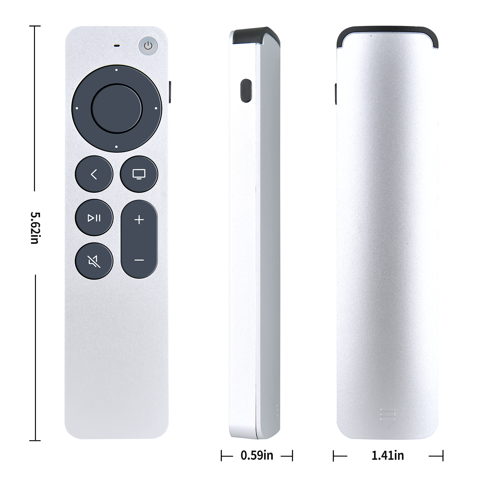 Fjärrkontroll till apple tv  a2540 a2584, 4k , 2nd generationens mediastreamer utan siri