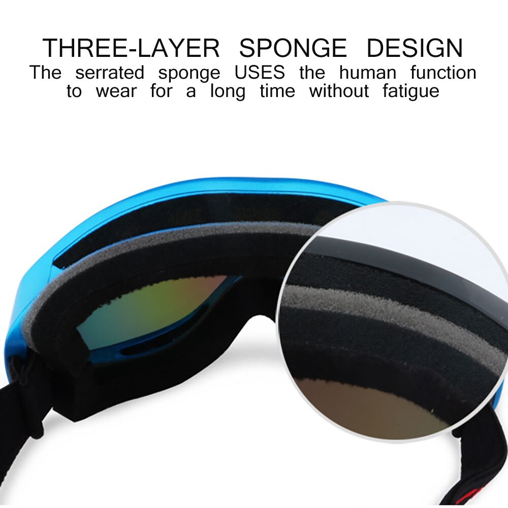 Skibrillen voor buiten, anti-condens skibrillen, bergbeklimmersbrillen voor heren en dames