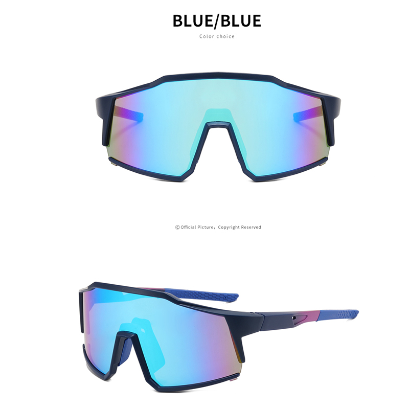 2025 gafas de ciclismo hombre bicicleta de montaña deporte ciclismo gafas de sol MTB ciclismo gafas mujeres UV400 Saposhnikovia Divaricata: YELLOW