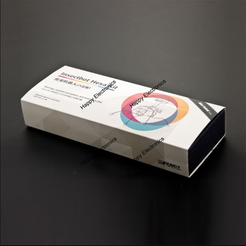 DFRobot Insectbot Hexa Robot Kit V2, 5~6.4V Bluno Beetle + Bluno Beetle Shield /w wireless Bluetooth Compatible with Arduino/iOS