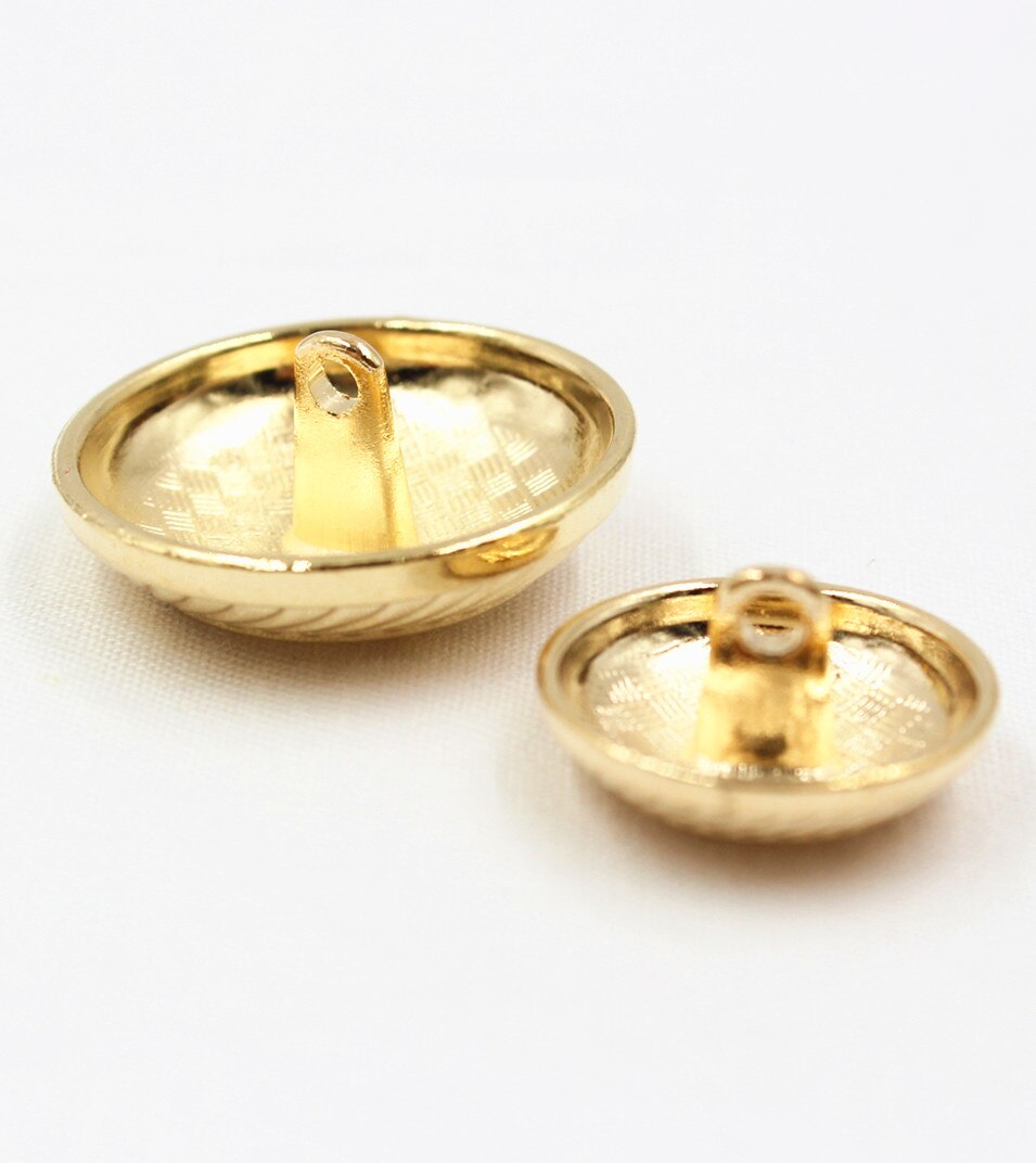 10 Stks/partij, Diameter 18/25Mm Britse Style Gold Metal Knoppen Jas Kledingstuk Accessoires Diy Materialen 16524LL-006