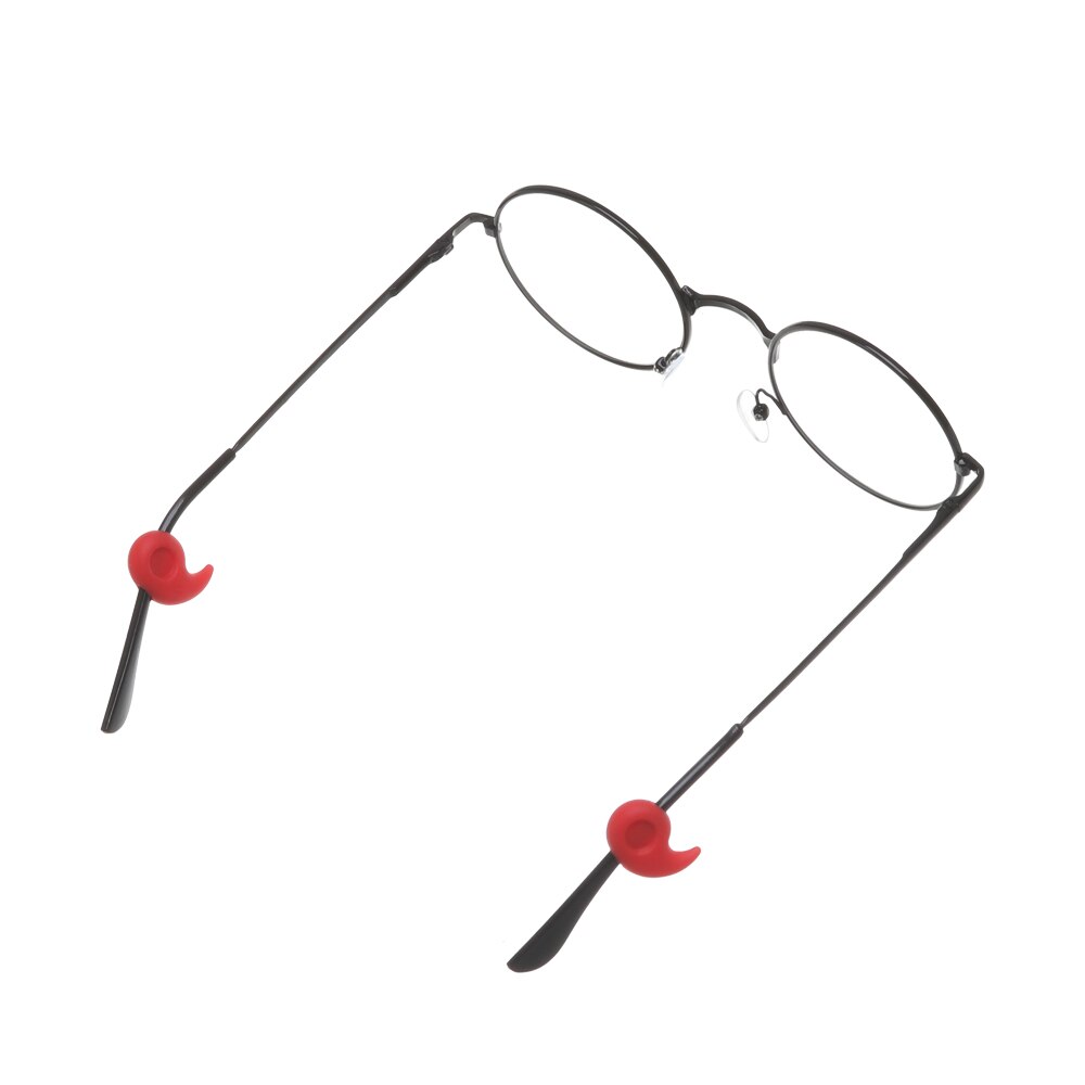 2Pair Glasses Ear Hook Soft Silicone Anti Slip Ear Hook Spectacle Sports Fixed Leg Grip Temple Holder Eyeglasses Accessories
