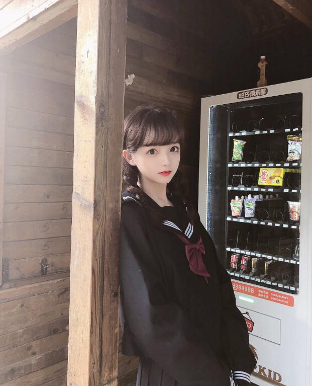 TR Giapponese JK impostato Uniforme Scolastica Delle Ragazze NERO BIANCO 3 LINEA Ad Alta Scuola Delle Donne Della Novità Vestiti Alla Marinara yankee ragazza uniforme JKL028