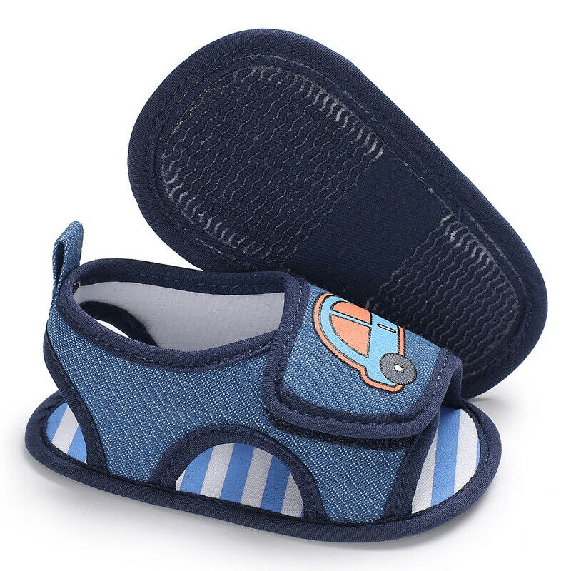 Unisex Baby Baby Kids Meisje Peuter Jongens Zomer Soft Sole Crib Peuter Sandalen Schoenen: A / 7-12 Months