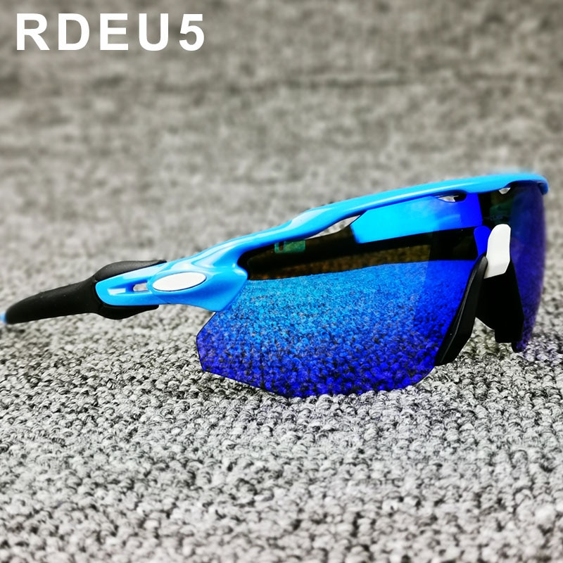 Gafas de ciclismo polarizadas para hombre, gafas de ciclismo, gafas de ciclismo, de montaña, gafas de sol para ciclismo, 4 lentes