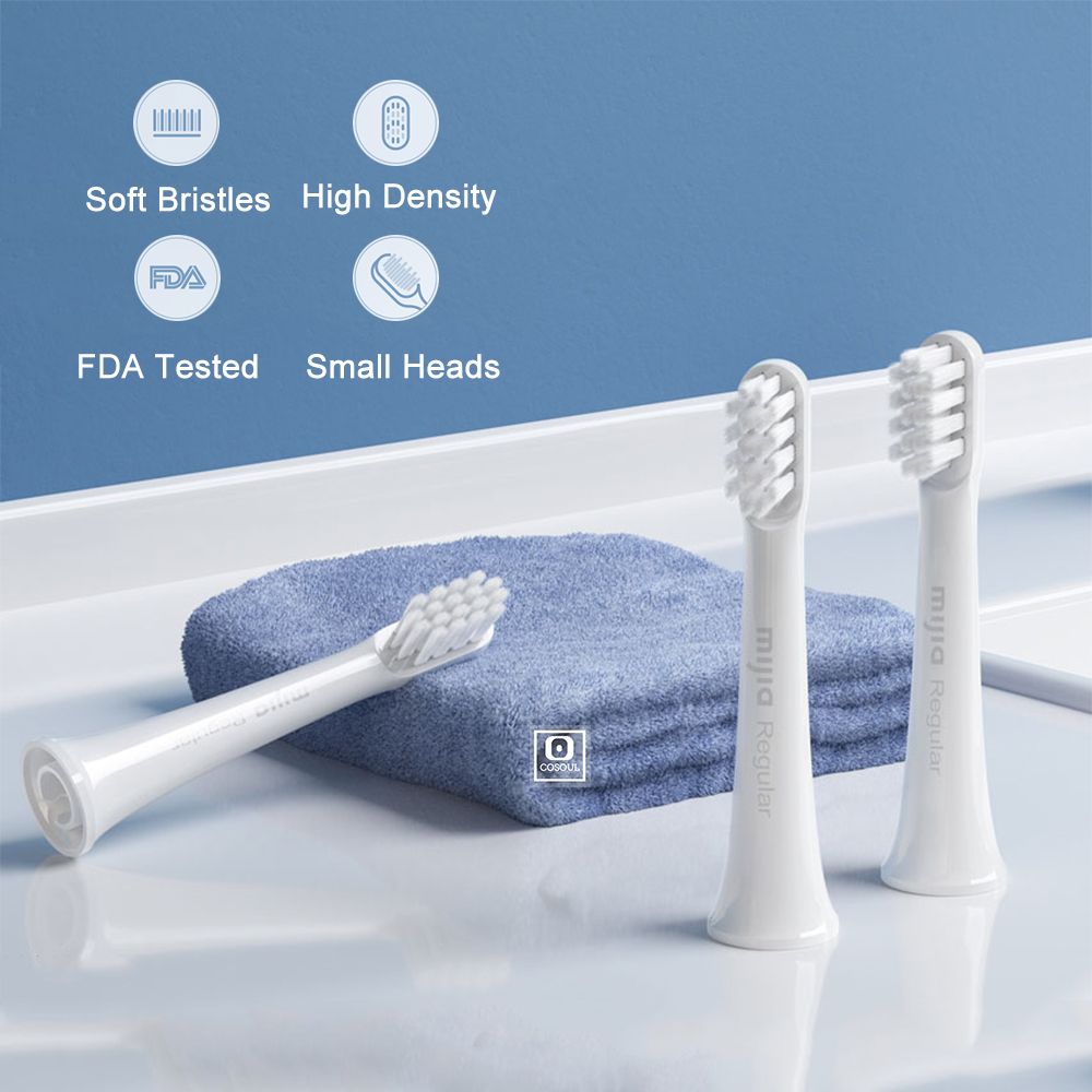 Xiaomi MIJIA-cabezales de repuesto para cepillo de dientes eléctrico T100, 12 unidades, Original