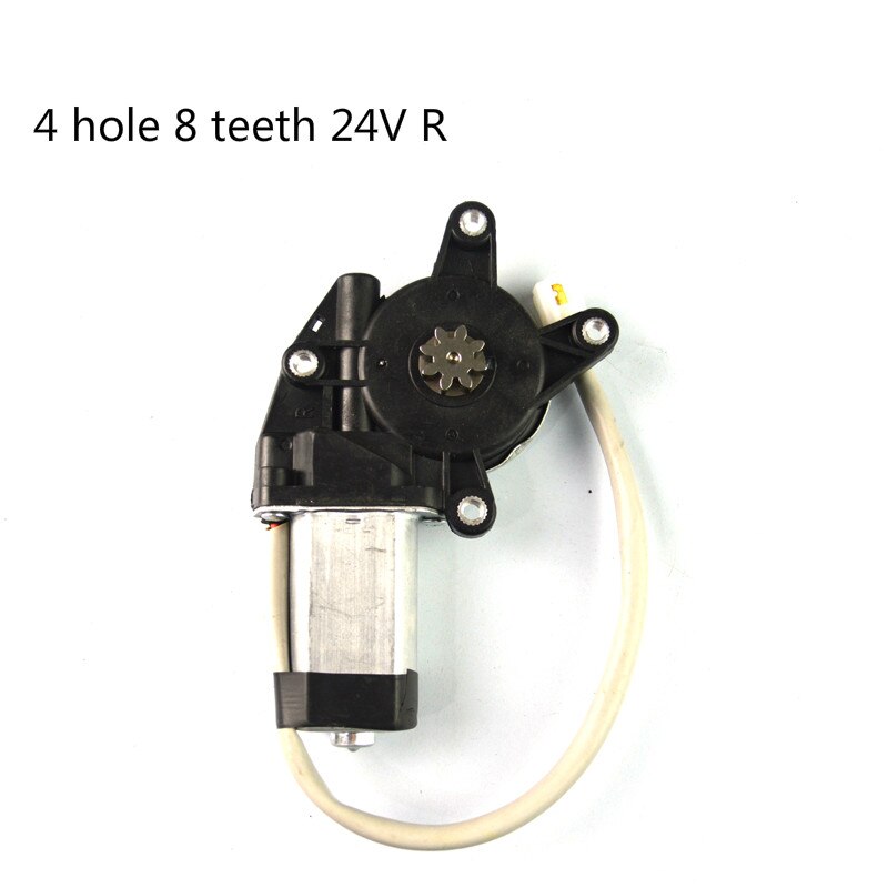 Auto Universal Car Window Motor Glazen Lift Motor 12 V/24 V Elektrische Raam Motor Accessoires Venster Lifter Met gear: 4 hole 8 teeth 24V R