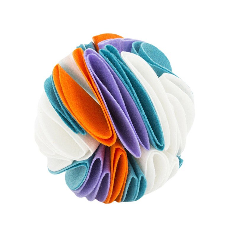 15/20cm Dog Sniffing Mat Toys Foldable Sniffe Ball Pet Dog Toy Training Games Nose Work Sniff Ball Pet Puzzle Toy Diameter: 07 / 20cm