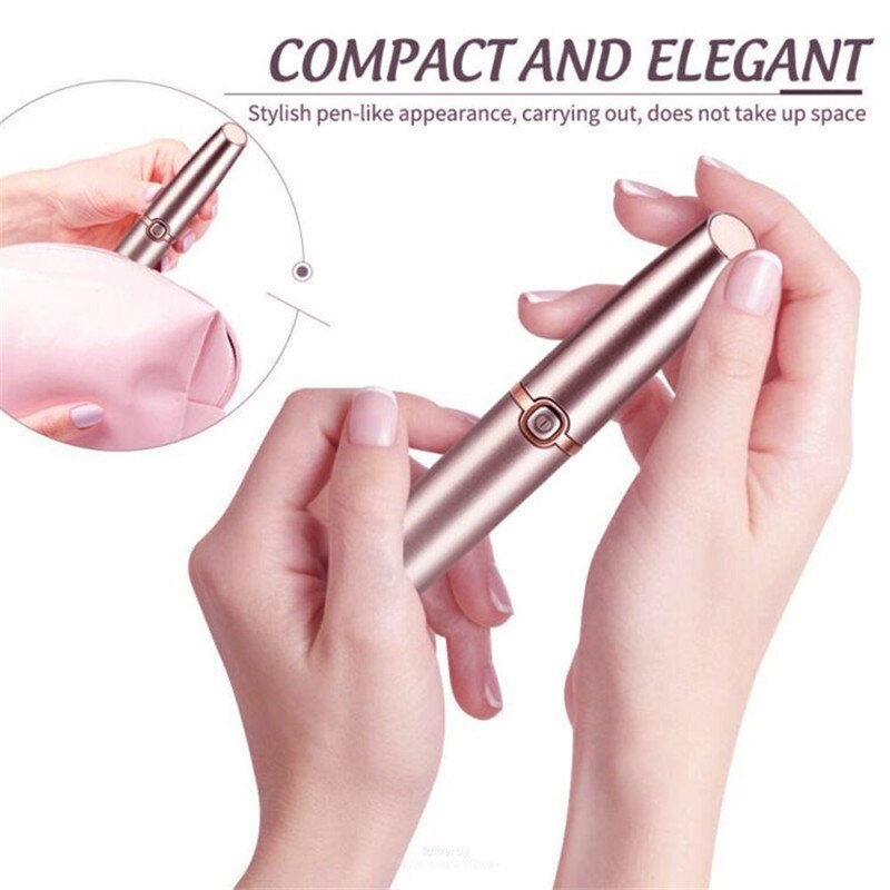 Womens Wenkbrauw Scheerapparaat Verwijder Gezichtshaar Usb Wenkbrauw Trimmer Facial Gezicht Scheermes Mini Kleine Draagbare Elektrische Trimer Voor Vrouwen