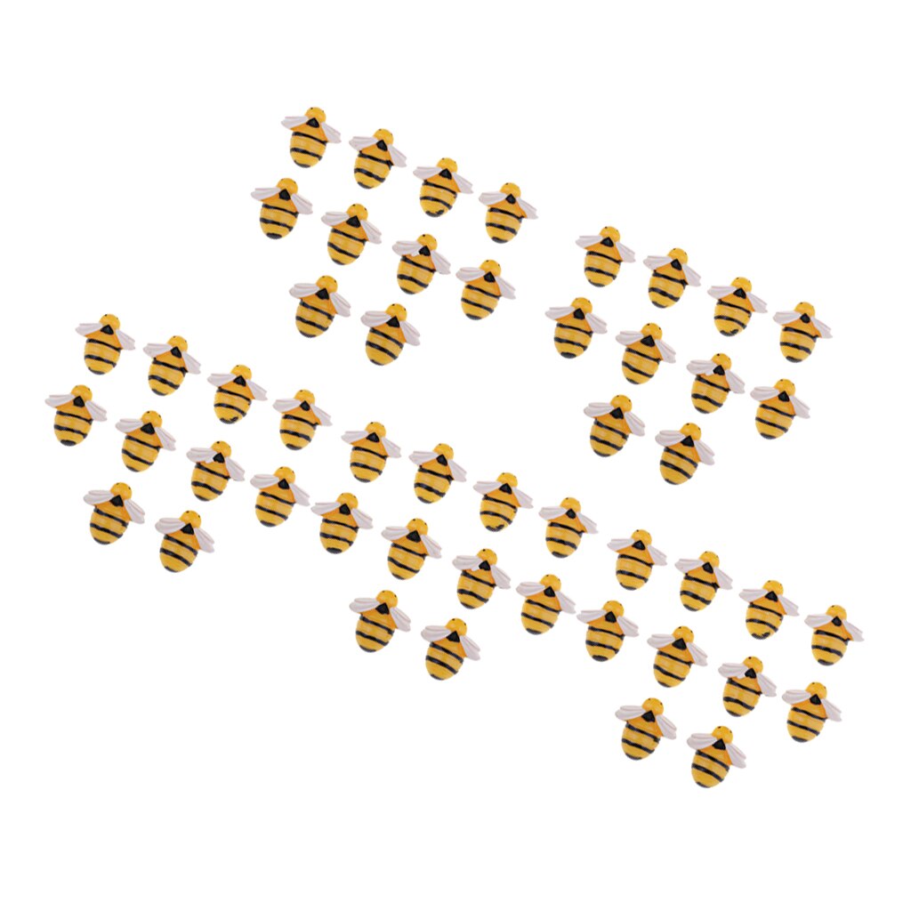 50 Encantos De Abeja En Aleación Dorada - Para Manualidades DIY, Joyería Y Accesorios, 0.6x0.8"