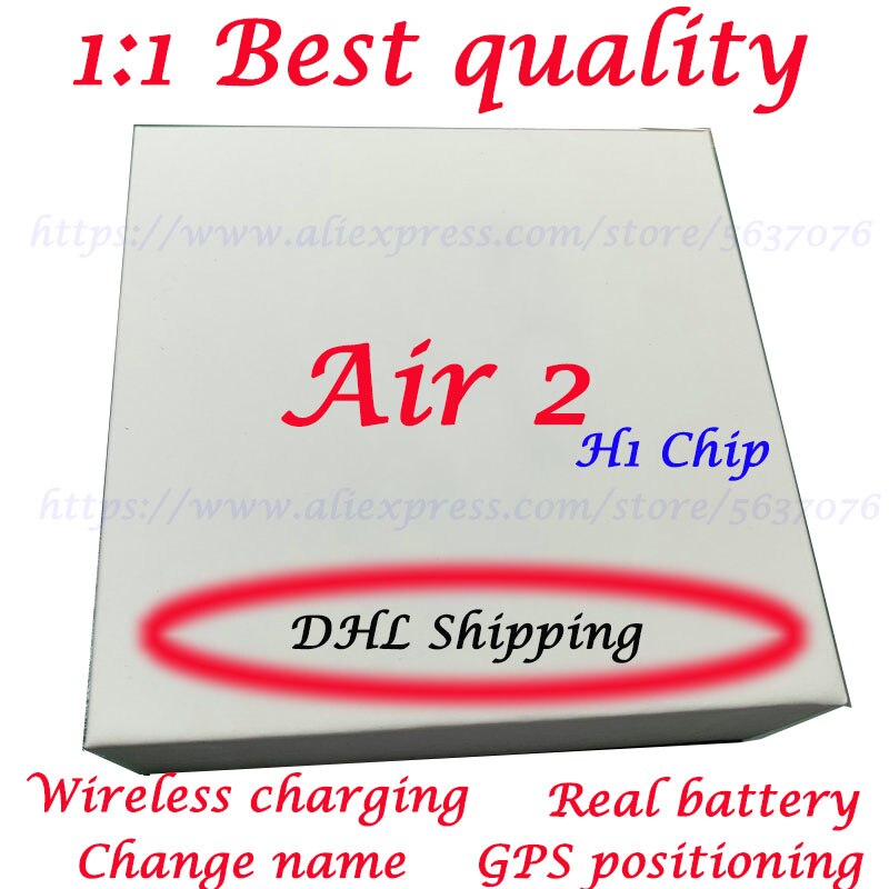 1:1 Qualitywith Sensor Functie 2nd Generatie H1 Chip App Pop-Up Animatie Oortelefoon Draadloze Bluetooth Hoofdtelefoon