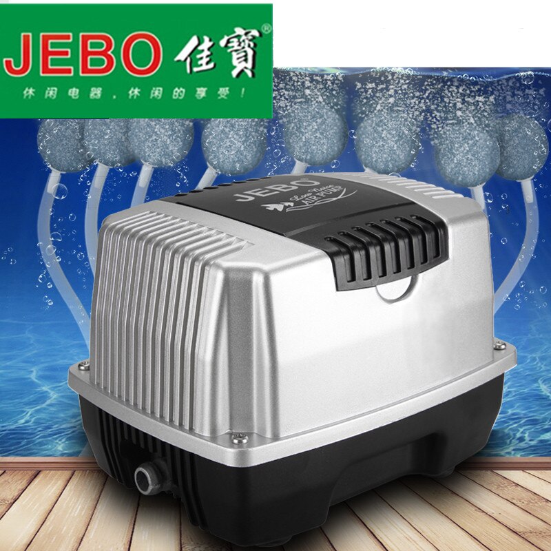 JEBO P30 10W Air Compressor Large Volume Air Pump Ultra Quiet Oxygen Increase Machine Oxygen Rinse Aquarium High Power Air Pump