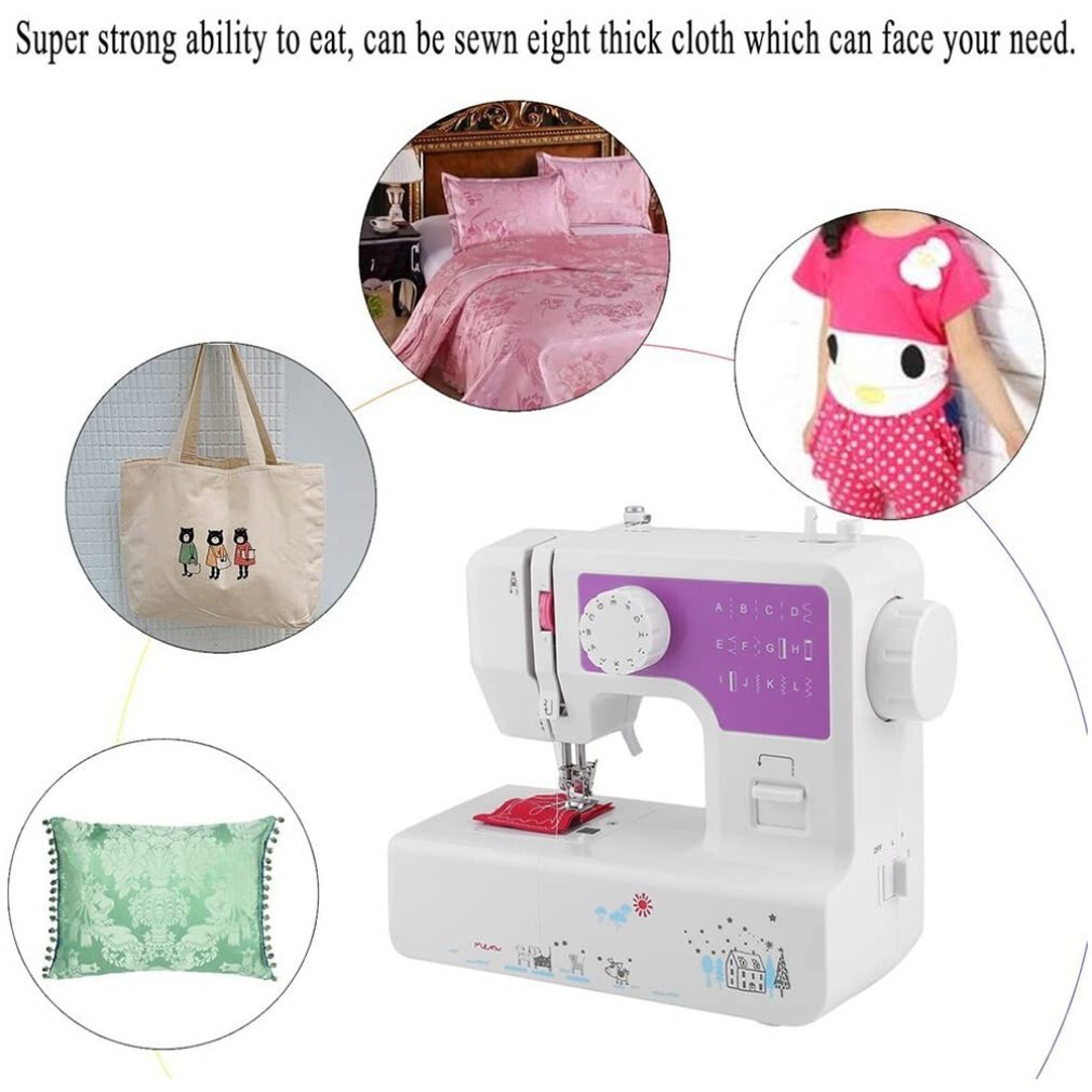 JG-1602 Household Multi-Function Sewing Machine Electric Micro-Sewing Machine Mini Sewing Machine Embroidery Letters