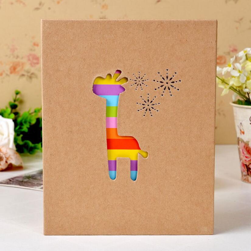 Tamaño grande, 8 pulgadas, se puede Poner 100 Uds., Fotos de bolsillo, tipo Interleaf, para niños, precioso de Scrapbooking, chico DIY, precioso cuaderno con impresiones a Color