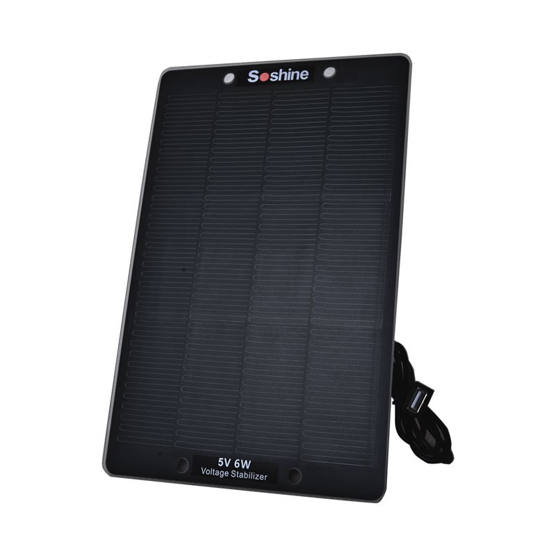 Lism Usb Charger 5V 6W Zonnepaneel Monokristallijn Silicium Zonne-energie Opladen Board Outdoor Portable Power Mobiele Telefoon Opladen