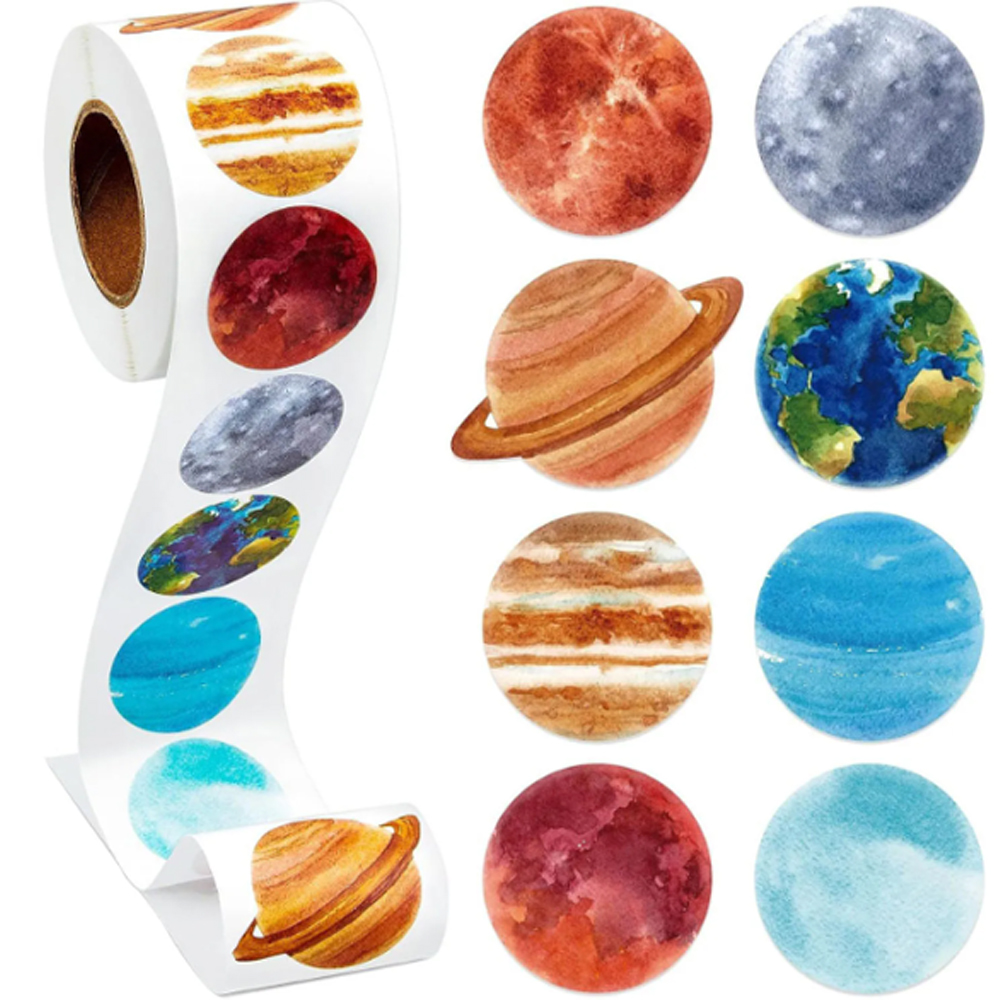 500 Stuks Cartoon Dieren Stickers Heterotypische Afdichting Label Voor Kinderen Leraar Beloning Moedigen Afdichting Label Briefpapier Sticker: Blauw