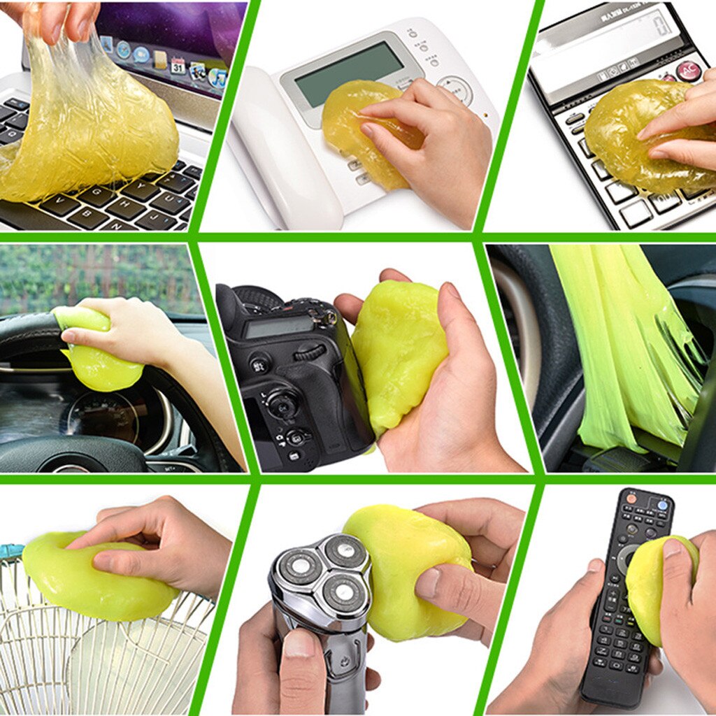 Gomme de nettoyage de voiture, produits éponge pour clavier d&#39;ordinateur portable, colle Super propre, nettoyeur de voiture, poussière et saleté dans les interstices et coins