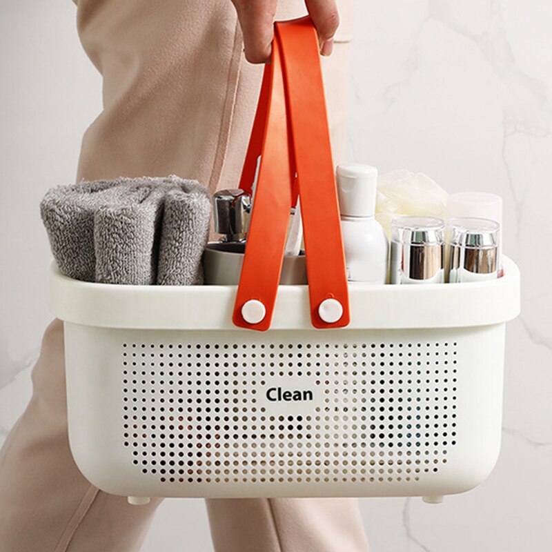 Portable Shower Caddy with Handles Storage Organizer Bin for Bathroom Toiletry Organizer For College Dorm Pantry Home Toilet