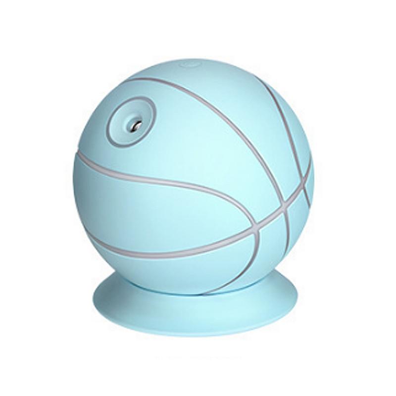 1 pc 360 Graden Basketbal Luchtbevochtiger Nachtlampje Usb Schoonheid Stoom Gezicht Instrument Water Meter Auto Kantoor Bevochtiging