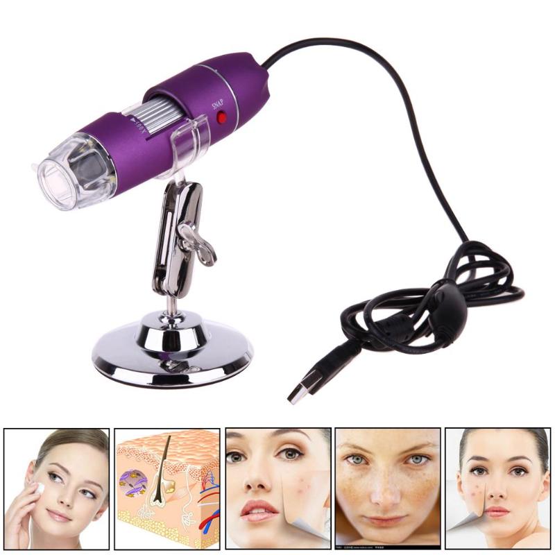 50X-500X USB Digital Microscope Skin Hair Follicle Scalp Detector Electronic Industrial Microscope Camera