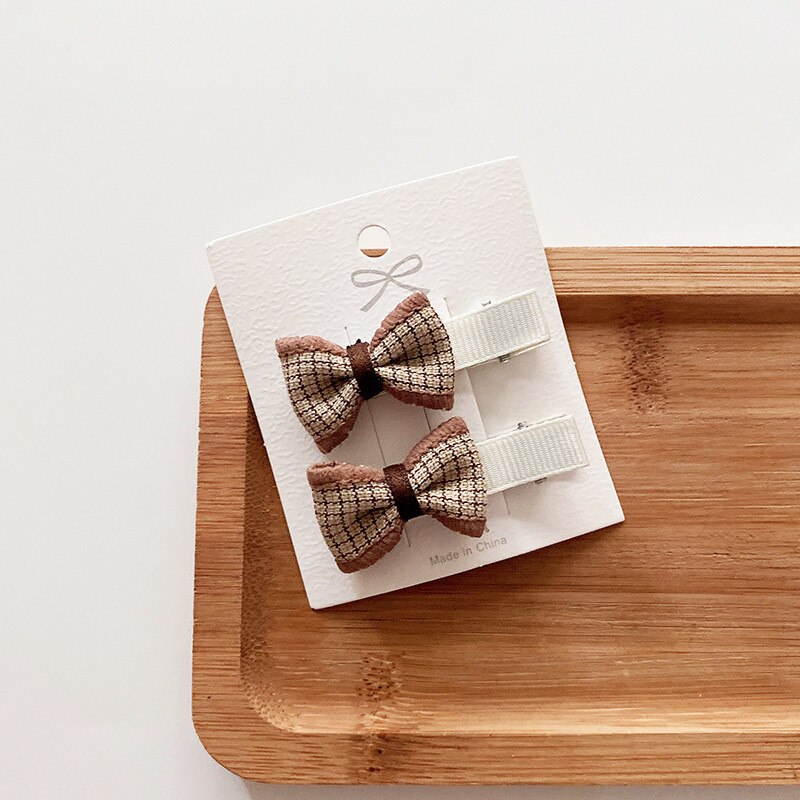 2 pezzi copricapo di prua carino dolce bambina accessori per capelli cravatte per ragazze clip di prua forcine per bambini Bowknot clip di capelli per bambini regali