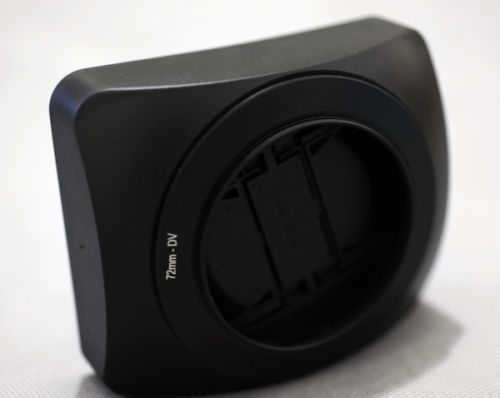 vierkante 72mm zonnekap met lensdop voor DV Camcorders universele big size rubber lens hoods