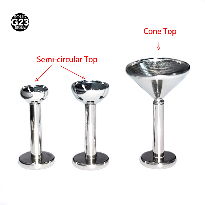 1Pc 16G DIY Labret Tragus pendiente de cartílago 16g Punk redondo DIY gema superior Tragus labio anillo Monroe cartílago de la oreja pendiente Piercing