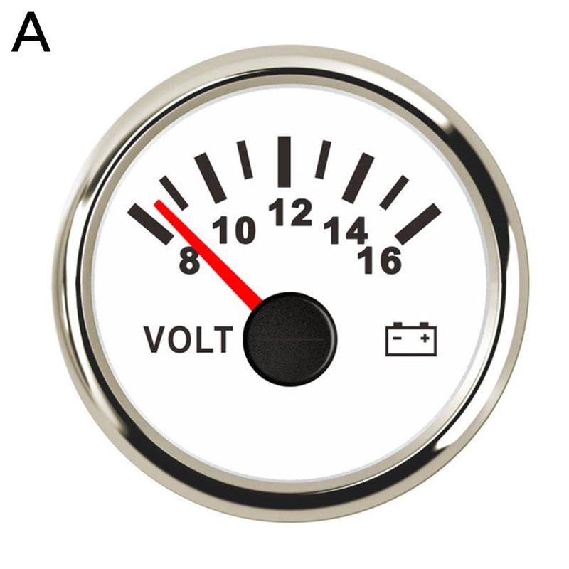 52 Mm 12V Universele Auto Gemodificeerde Drievoudige Meter 3 In 1 Meter Oliepersmeter Watertemperatuurmeter Amperemeter Met Sensor
