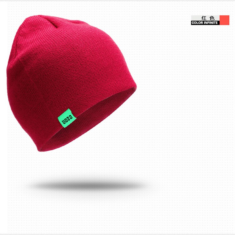 Gsou snow merk heren skimuts dames snowboard herfst en winter outdoor neutraal bergbeklimmen reizen warme gebreide skimuts