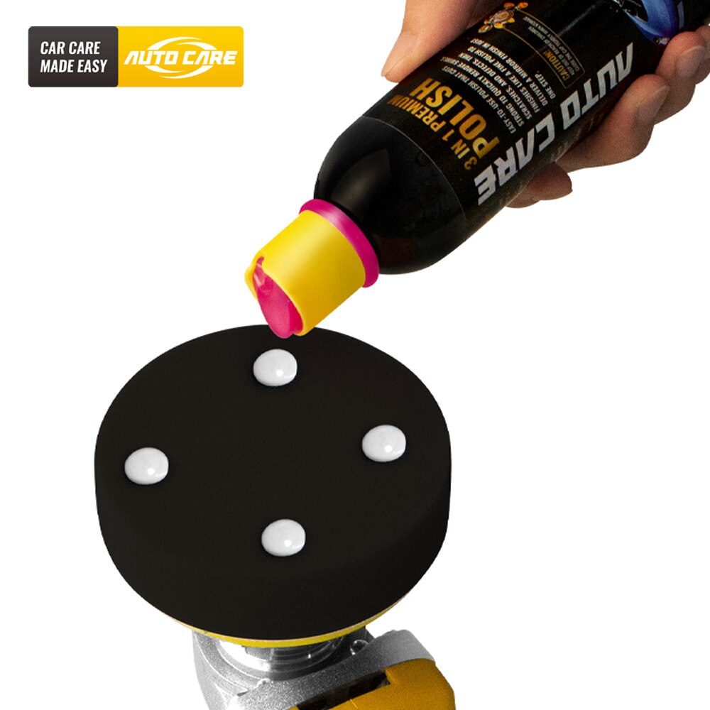 200ml bil voks polish voks ridsefjerner 3 in 1 et-trins carnauba voks maling pleje slibeblanding voks polering reparationssæt