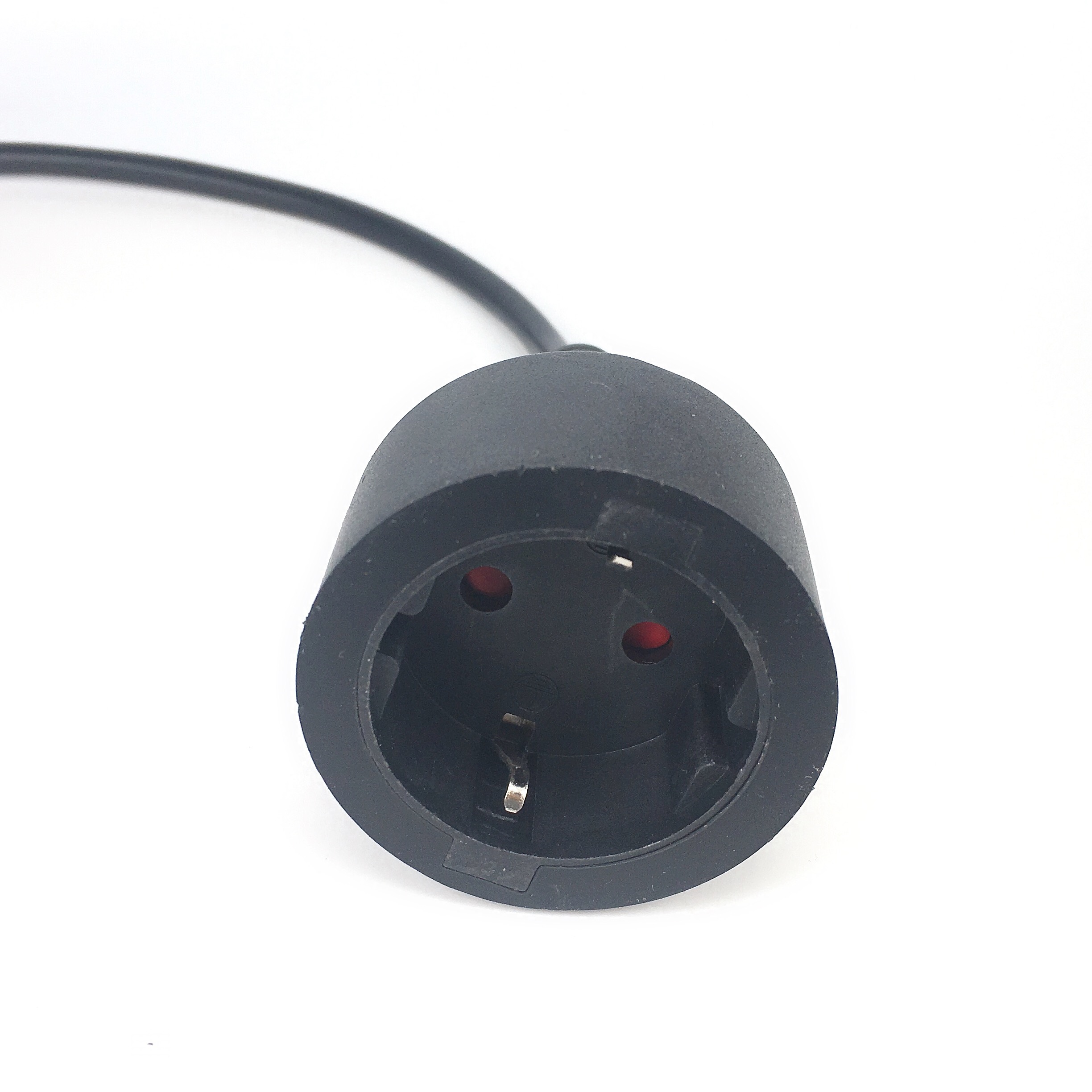 Cabo de extensão de alimentação UPS PDU IEC 320 C14 macho para Schuko CEE7/4 cabo adaptador fêmea europeu 30 cm