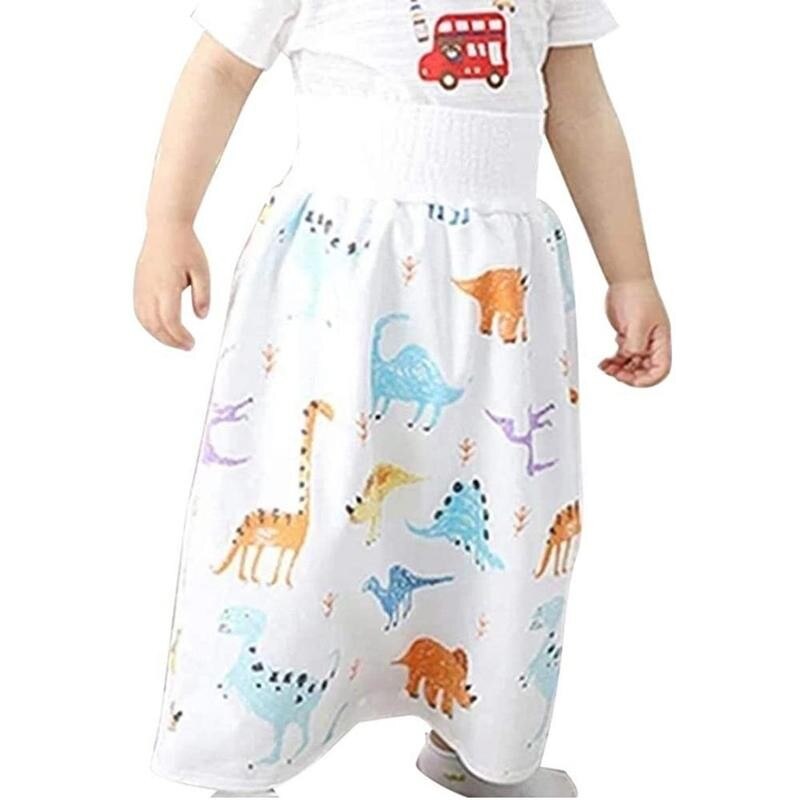 Bekväma shorts för blöjkjol för barn 2 in 1 vattentäta och absorberande shorts för blöjor för barn