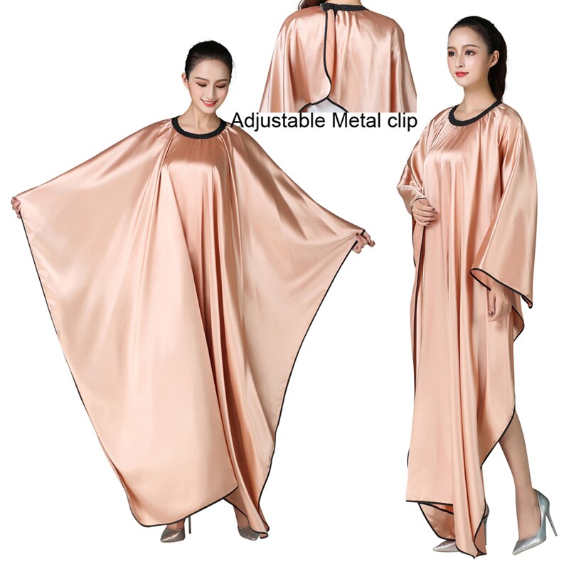 Salon Haircut Cape Adult Silk Waterproof Hair Dyeing Cutting Perming Styling Hairdresser Hairdressing Barber Apron