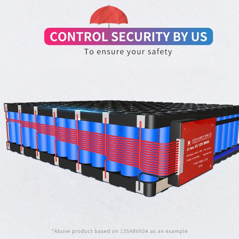 8s 24v 29,6 v 15a 20a 30a 40a 50a 60a bms Lithium lipo lifepo4 bms für elektrische Rolle verwenden für Lithium-batterie