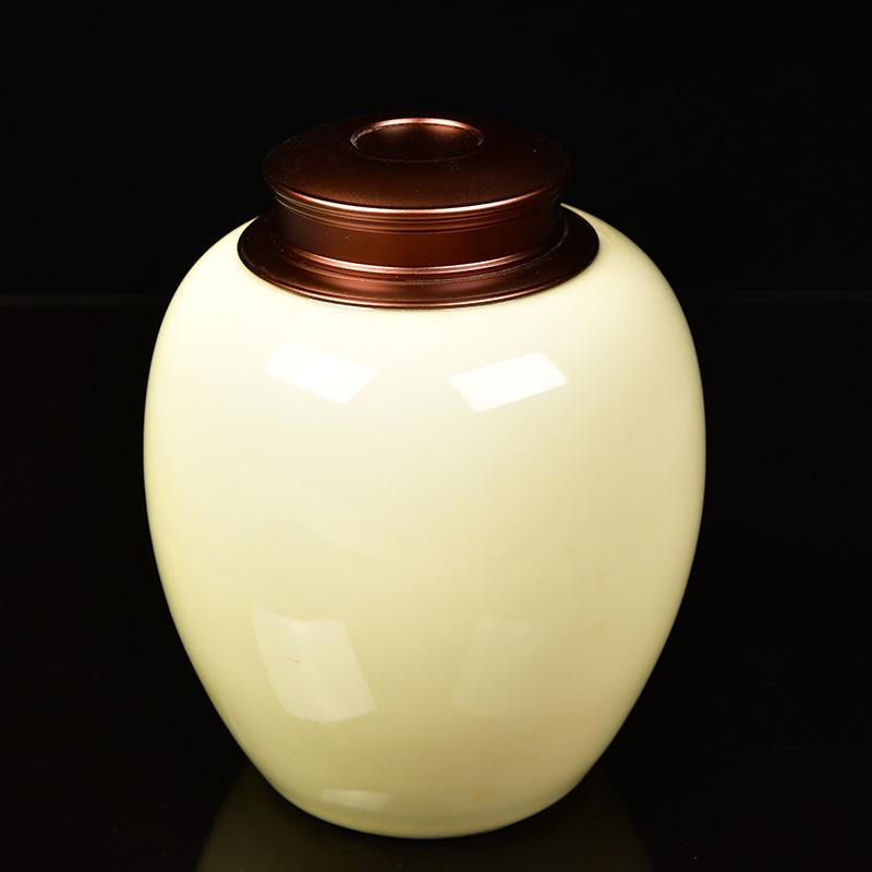 1.2L Funeral Urn For Human Ashes Cremation Pet Urns Memorial Pet Opening Locket Pets Urns Cremation Boxes Animal Voor Honden: beige