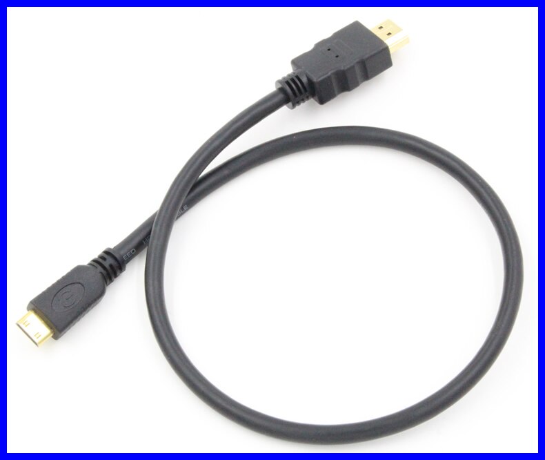 Cable Mini HDMI de Audio y vídeo HDTV, Cable/plomo para cámara Canon EOS 600D 500D 2000D Digital, novedad