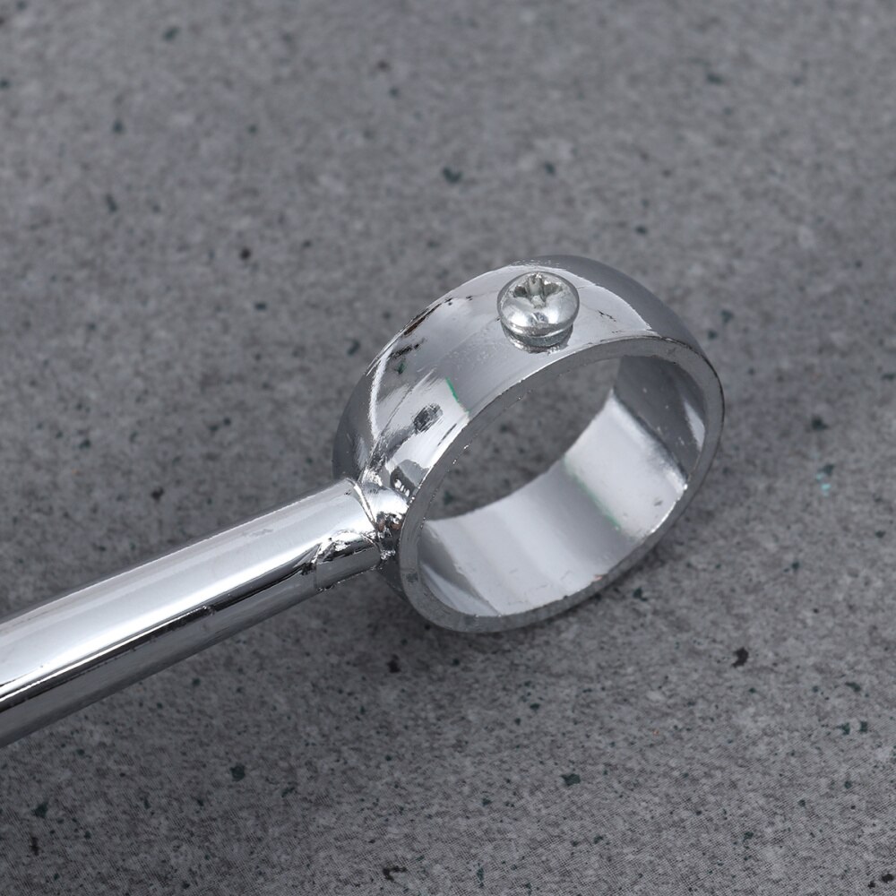 2 stk hængestang garderobeskinneholder garderobe rør supportbeslag tøjhængestangholder  - 25mm