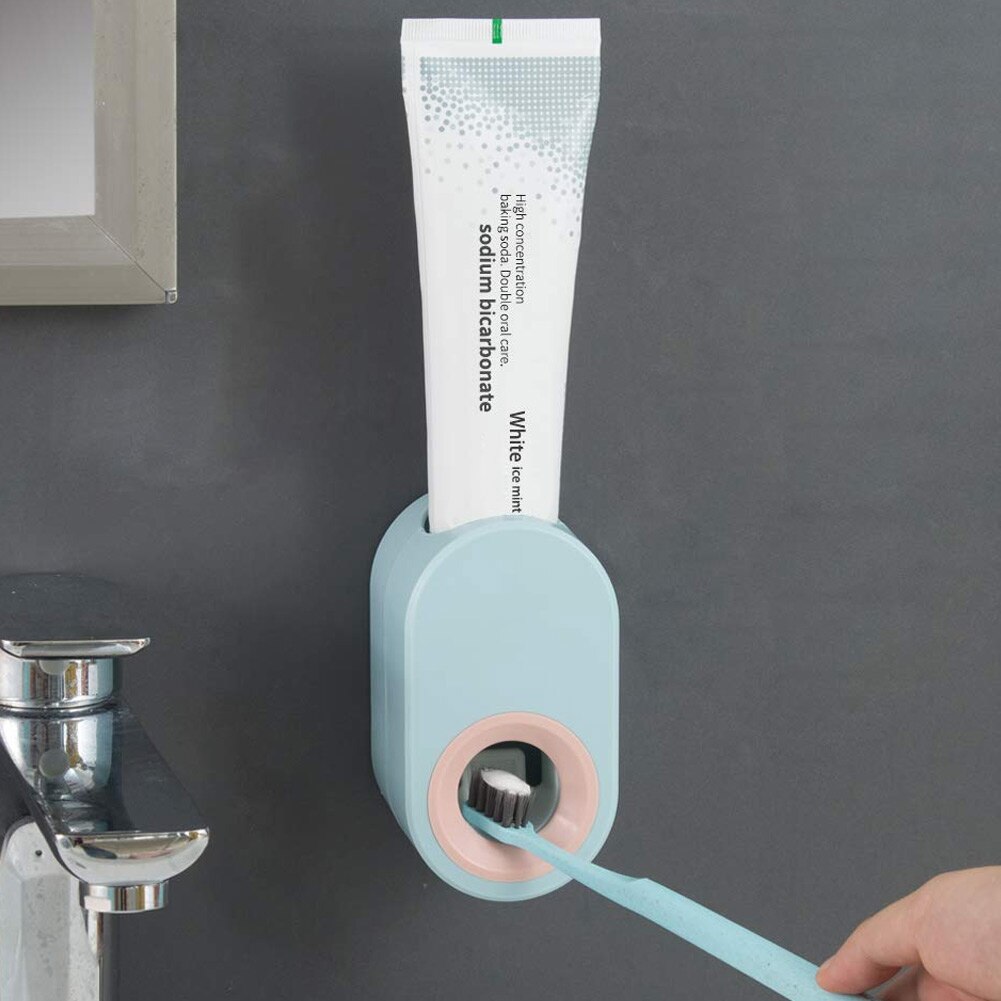 Automatic Toothpaste Dispenser Hands Free Toothpaste Squeezer for Family Washroom Bathroom Universal