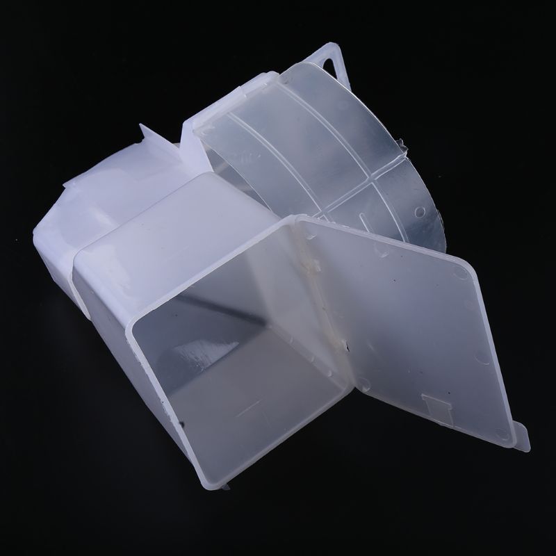 Pigeon Pigeon Feeder Automatic Single Hole Feeding Case Hanging Cage Birds Parrot Food Dispenser Device Box Plastic Container