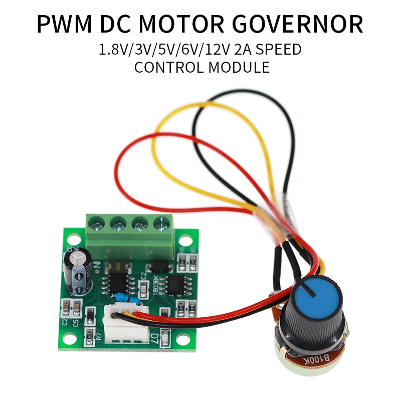1803BW Pwm Motor Speed Controller Automatische Dc Motor Regulator Controle Module Lage Voltage Dc 1.8V Om 12V 2A