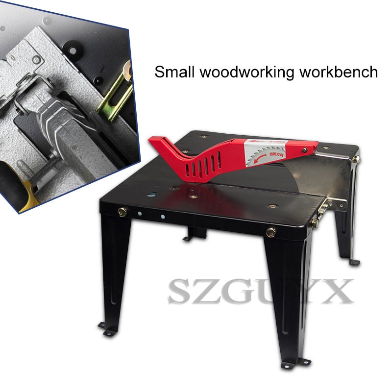 Woodworking workbench Multifunctional portable saw table Small home decoration Electric circular saw flip saw table