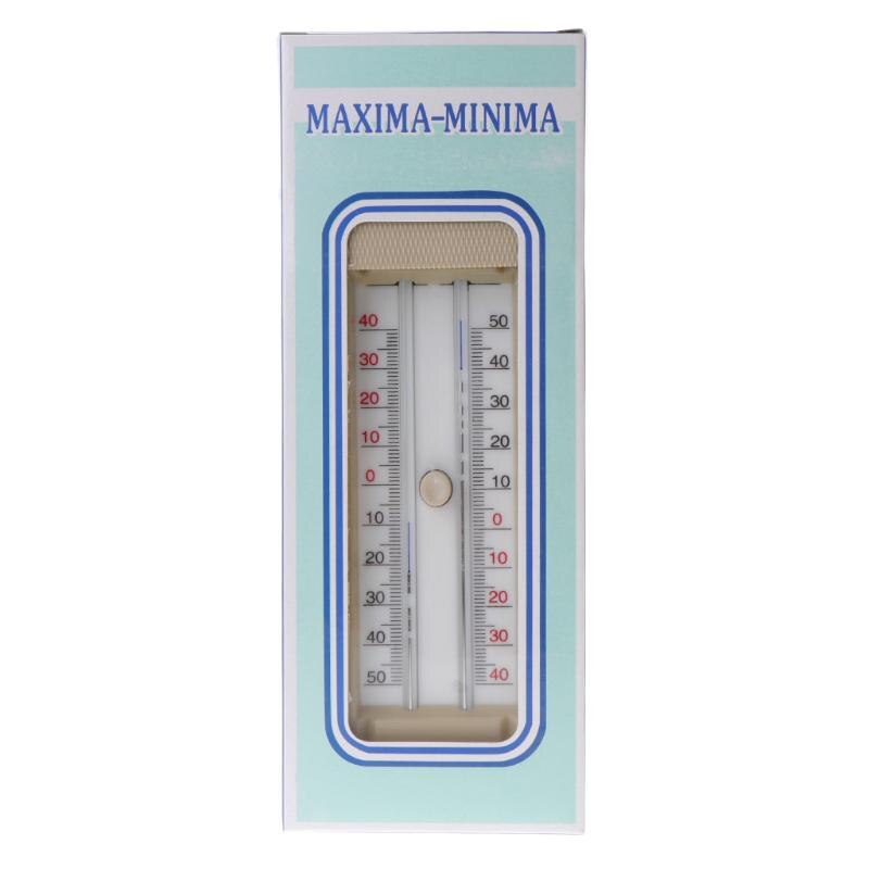 Greenhouse Max-Min Press Thermometer Traditional Temperature Monitor -40 to 50 Degree