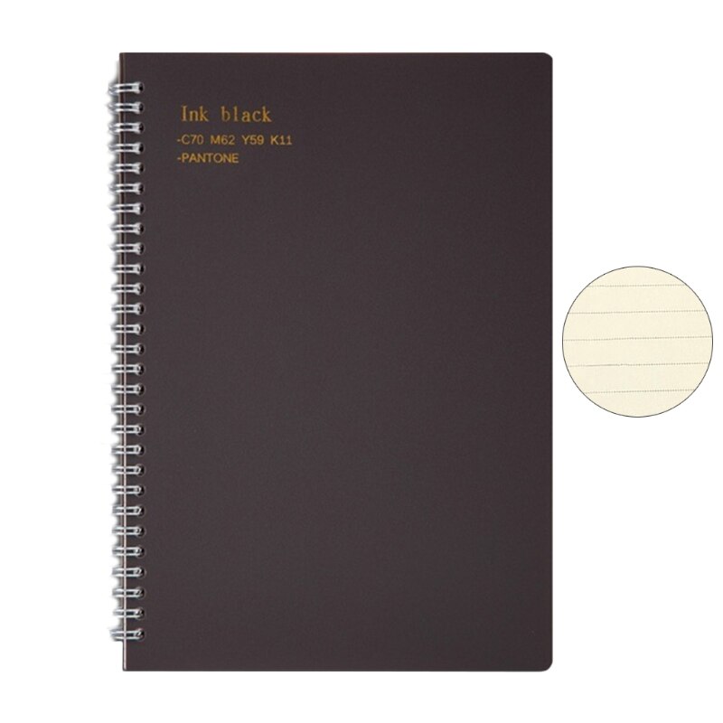 80Sheets Coil Notebook Writing Journal Notebook,Classic Spiral Bound,Best for Writers and Travelers, Men or Women: 5AC502577-DB