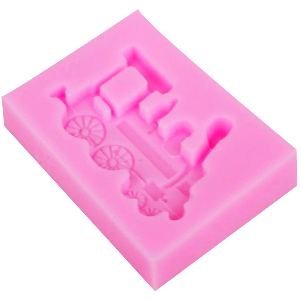 Byjunyeor  m383 gör det själv tåg uv harts silikonform fondant choklad godis klubba kristall epoxi mjuk lera bakverktyg
